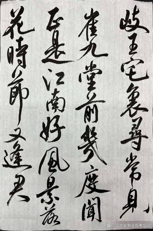 走进江西书法高考培训班 探索艺术升学新路径